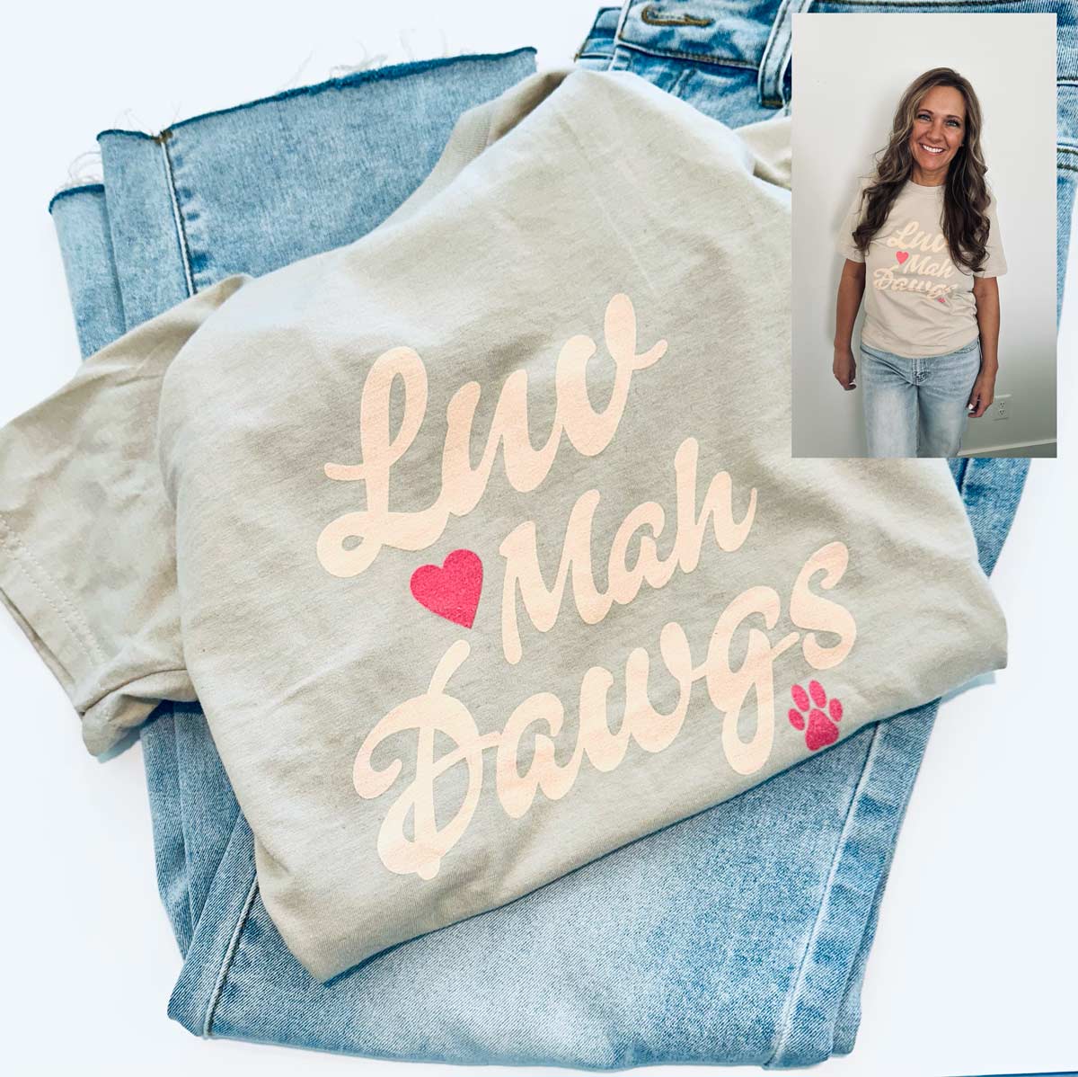 Luv Mah Dawgs Tshirt - Farm Beach Puppies